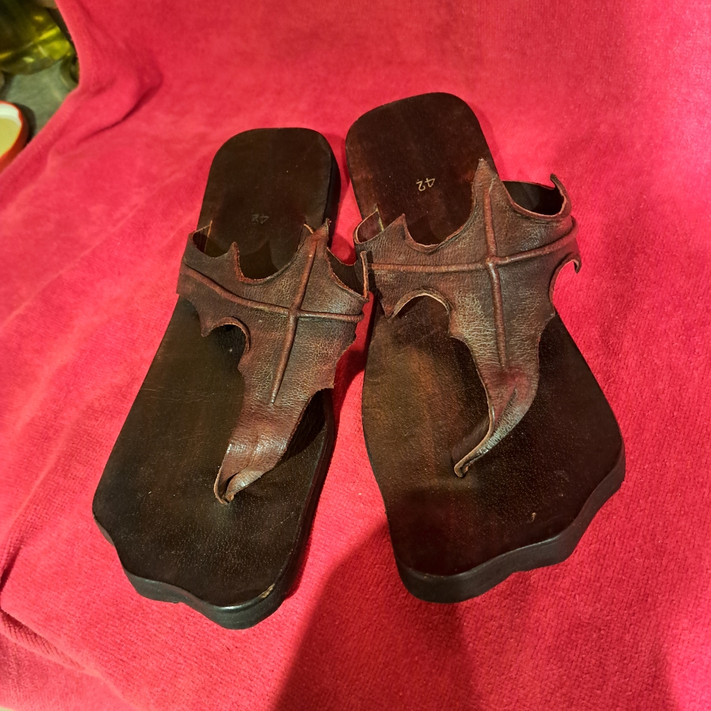 Men's Brown Leather Sandals